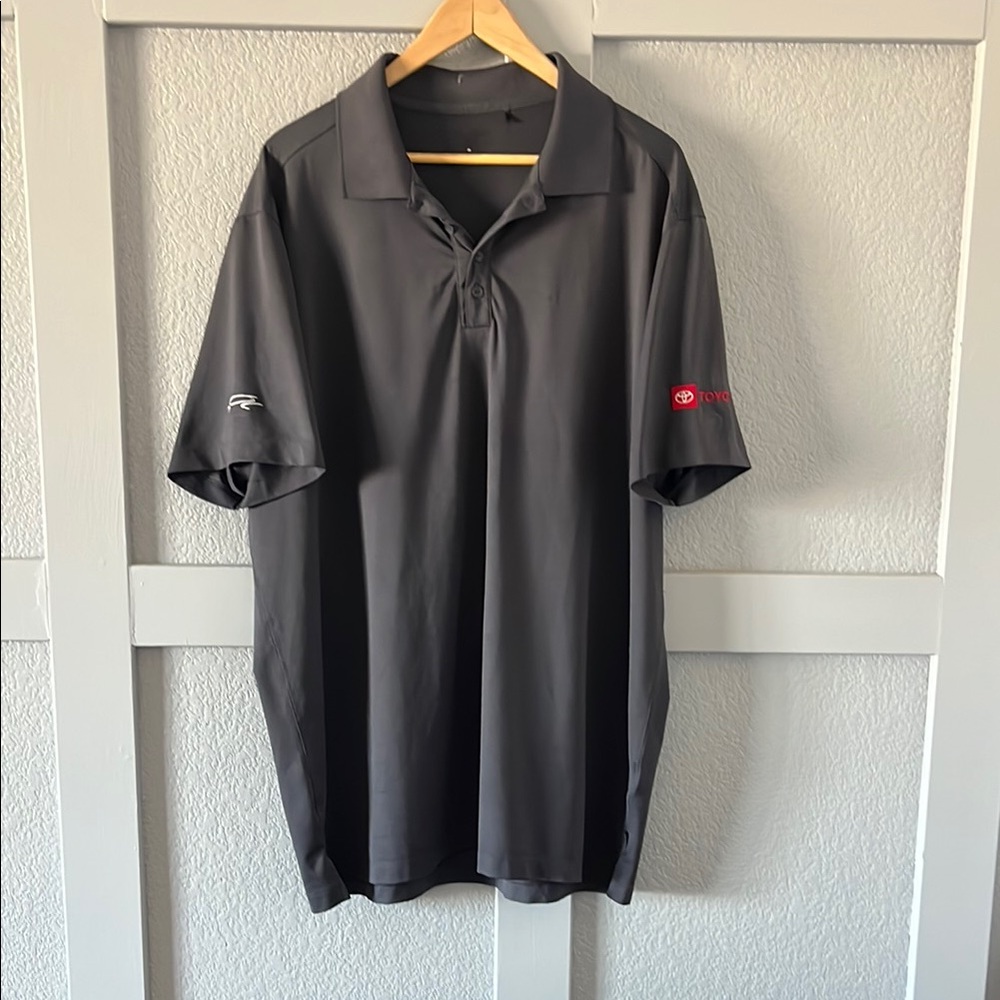 OGIO Charcoal Polo with Red Accents